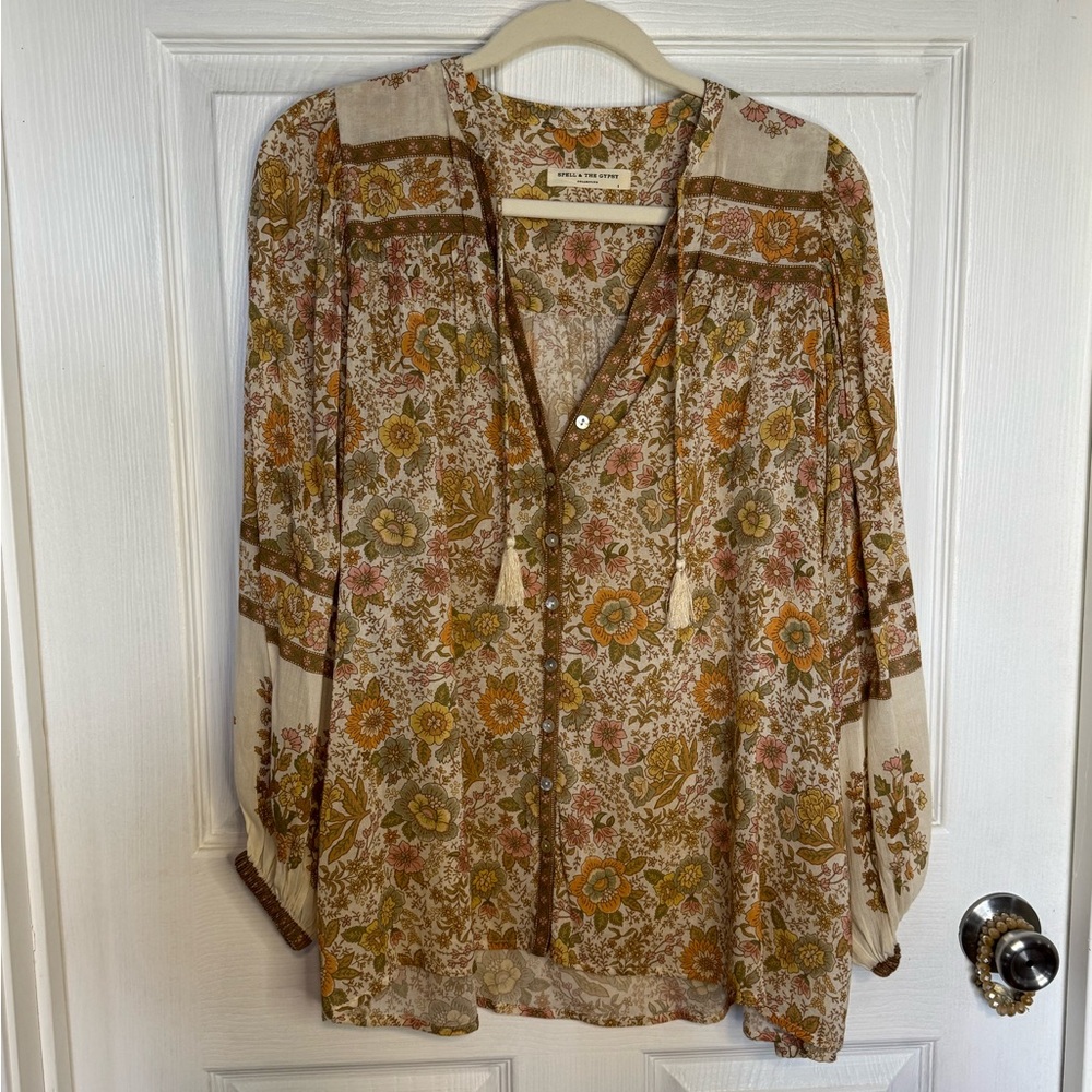 Spell Juniper Blouse
